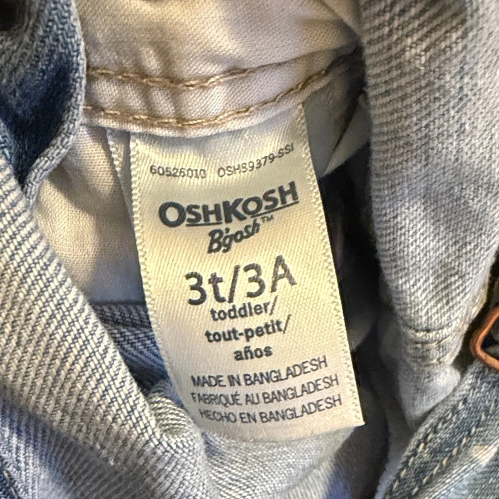 OshKosh B'gosh Light Blue Denim‎ Heart Overalls